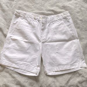 Gap White Cotton Bermuda Shorts EUC